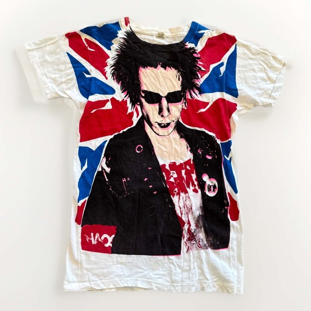 Vintage Sex‎ Pistols Shirt Mens M Johnny Rotten Acme Punk Rock 80s European Son
